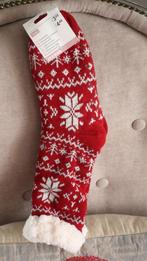 nieuwe kerst thuis sokken  rood wit maat 37-42, Diversen, Kerst, Ophalen of Verzenden, Nieuw