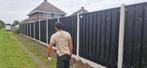ZOMERACTIE: 21-planks zwarte schutting van 150 nu 115 p/m1, Ophalen of Verzenden, Nieuw, 6 meter of meer
