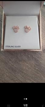Zilveren Disney Minnie Mouse Oorbellen - Nieuw!, Ophalen of Verzenden, Nieuw, Zilver, Met strass