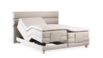 Karlsson Elektrische Boxspring 180x210 - Natural Beige, Ophalen, 210 cm, Tweepersoons, Zo goed als nieuw