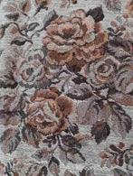 vintage grand foulard antiek bloem dessin 184/147, Huis en Inrichting, Woonaccessoires | Plaids en Woondekens, Gebruikt, Etten-Leur