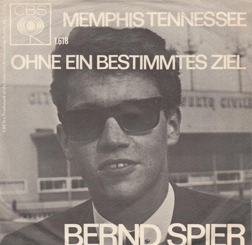 Bernd Spier - Memphis Tennessee / Ohne bestimmtes ziel  No 2, Cd's en Dvd's, Vinyl | Nederlandstalig, Gebruikt, Levenslied of Smartlap