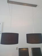 Dubbele kap hanglamp zwart, Ophalen, Gebruikt, Metaal