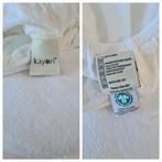 2 NIEUWE KAYORI MOLTON strech SPLIT-TOPPER HOESLAKENS, Huis en Inrichting, Slaapkamer | Beddengoed, Ophalen of Verzenden, Wit