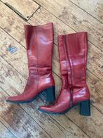 Leren dames laarzen Bronx maat 39, Kleding | Dames, Schoenen, Ophalen of Verzenden, Gedragen, Rood, Hoge laarzen
