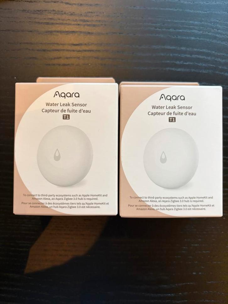 2x Aqara T1 Waterleksensor - Nieuw!, Doe-het-zelf en Verbouw, Alarmsystemen, Nieuw, Detector, Sensor of Melder, Overige soorten