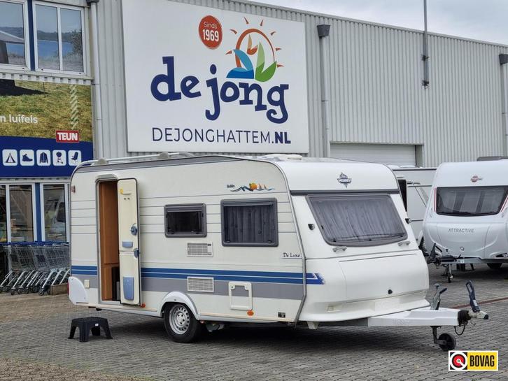 Hobby De Luxe 440 SB Mover - Voortent, Caravans en Kamperen, Caravans, Bedrijf, tot en met 4, 750 - 1000 kg, Treinzit, Hobby, Overige typen