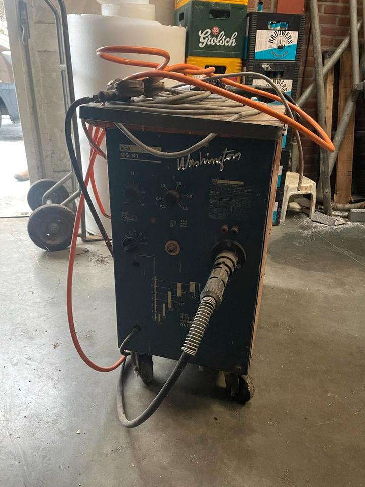 Lasapparaat 380V - IGA MIG-140 Washington, Doe-het-zelf en Verbouw, Gereedschap | Lasapparaten, Gebruikt, Co2, Minder dan 150 ampère
