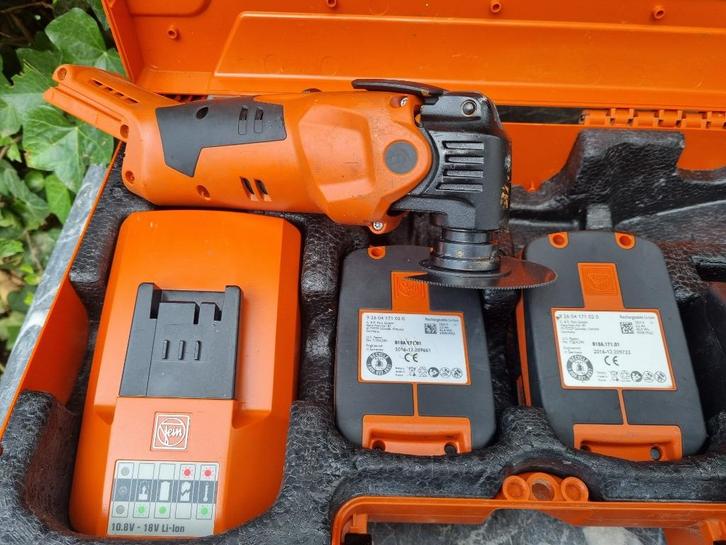 FEIN Multimaste Multitool 18V accu, Doe-het-zelf en Verbouw, Gereedschap | Schuurmachines, Zo goed als nieuw, Excentrische schuurmachine