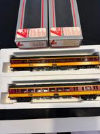 2 x Lima H0 - 309281 - Personenwagen 2e klas met fietsendeel, Gelijkstroom, Wagon, Ophalen of Verzenden, Lima
