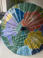 Handgeschilderde Decoratieve Parasol, Ophalen of Verzenden, Gebruikt