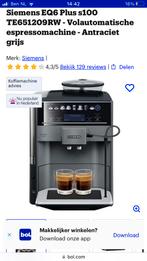Siemens koffie machine, Witgoed en Apparatuur, Koffiezetapparaten, Ophalen of Verzenden, Zo goed als nieuw, Koffiemachine