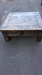 GRATIS - Vintage salontafel 110x110 cm, Huis en Inrichting, Tafels | Salontafels, 100 tot 150 cm, Zo goed als nieuw, Minder dan 50 cm