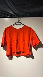 Rood cropped tshirt maat M, Kleding | Dames, T-shirts, Gedragen, Maat 38/40 (M), Ophalen of Verzenden, Korte mouw