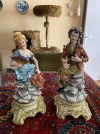 Vintage Italiaanse Porseleinen Beelden - Set van 2, Antiek en Kunst, Kunst | Beelden en Houtsnijwerken, Ophalen