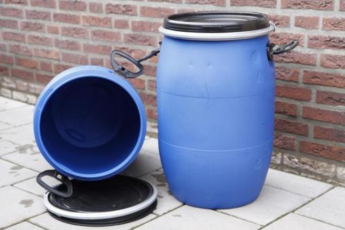60 ltr tonnen vaten voerton opslagton, Tuin en Terras, Regentonnen, Zo goed als nieuw, Kunststof, Minder dan 75 liter, Ophalen