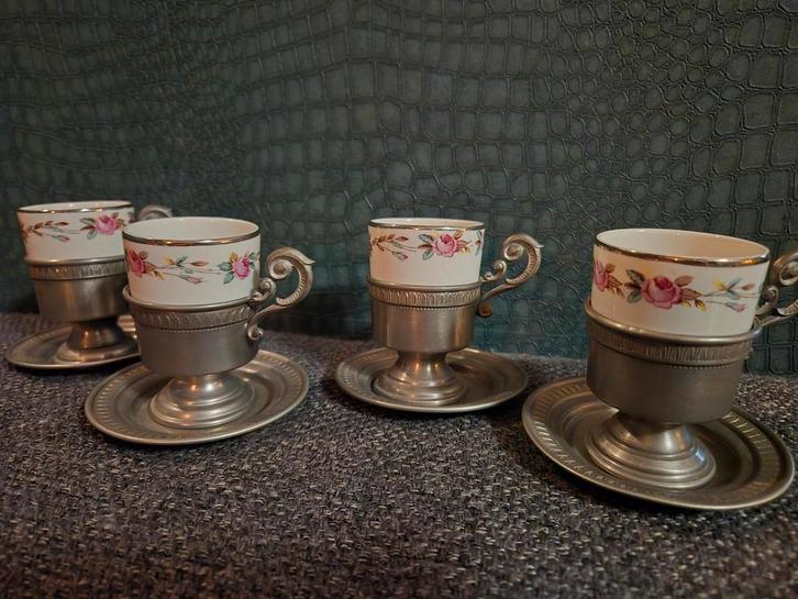 Vintage Sebring Porcellana Mokkakopjes, Antiek en Kunst, Antiek | Porselein, Ophalen of Verzenden