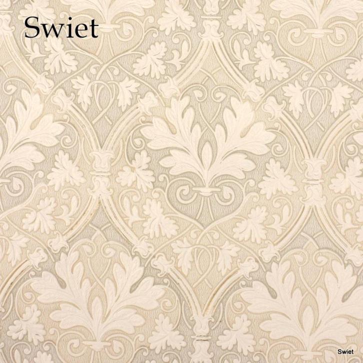 6965 zand taupe barok vintage behang rustig elegant swiet, Huis en Inrichting, Stoffering | Behang, minder dan 10 m², Ophalen of Verzenden