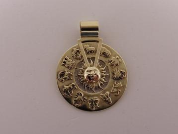 Gouden hanger sterrenbeelden                            G103 beschikbaar voor biedingen