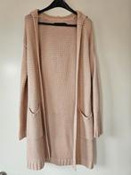 Leuk oudroze lang vest met steekzakken en capuchon mt S/M, Maat 38/40 (M), Vero Moda, Ophalen of Verzenden, Zo goed als nieuw