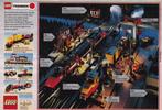 Retro reclame 1990 Lego miniland treinen station & overweg, Overige typen, Ophalen of Verzenden