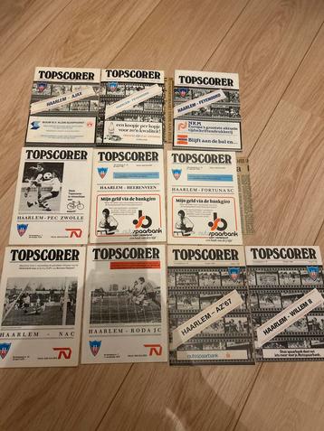 Collectie Topscorer Voetbal Magazines - Haarlem beschikbaar voor biedingen