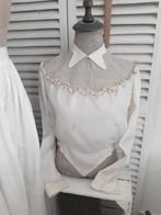 SALE ! Brocante Franse blouse .......(Fotonr Br24), Ophalen of Verzenden
