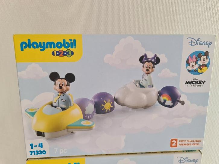 Nieuw! Playmobil 1.2.3 Mickey Mouse Wolkentrein – set 71320, Verzamelen, Poppetjes en Figuurtjes, Nieuw, Ophalen of Verzenden