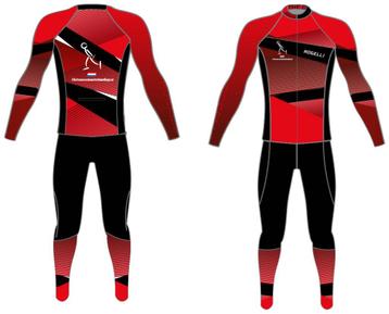 Arte Thermo marathon schaatspak Rood/zwart (nieuw) beschikbaar voor biedingen