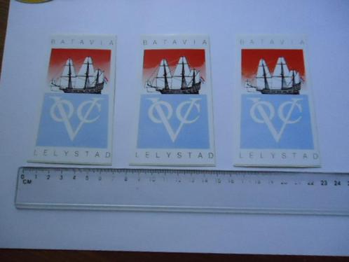 sticker oud VOC Batavia schip Lelystad scheepvaart retro pla, Verzamelen, Stickers, Zo goed als nieuw, Bedrijf of Vereniging, Verzenden