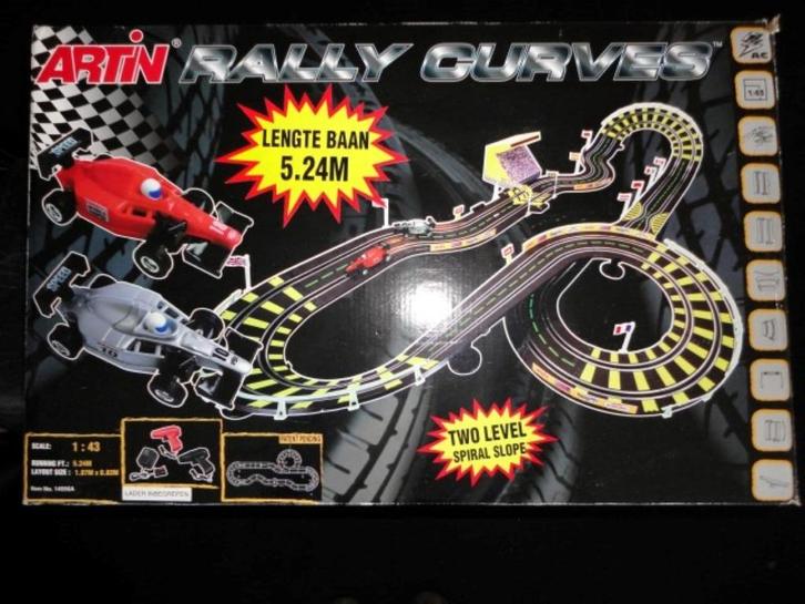 Artin Rally Curves Elektrische Racebaan, Kinderen en Baby's, Speelgoed | Racebanen, Nieuw, Racebaan, Elektrisch, Overige merken