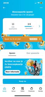 AH 2 e bioscoop kaartje gratis, Tickets en Kaartjes, Eén persoon