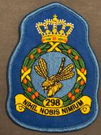Kroon embleem 298 SQN chinook, Verzamelen, Verzenden, Luchtmacht, Nederland, Embleem of Badge