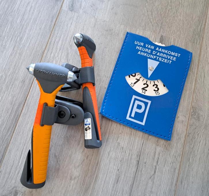 Lifehammer Plus 2x - Veiligheidshamers voor auto - met blauw, Auto-onderdelen, Interieur en Bekleding, Nieuw, Ophalen of Verzenden