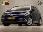 Toyota Auris Touring Sports 1.8 Hybrid Sport Automaat (PANOR, Gebruikt, Blauw, Leder en Stof, Origineel Nederlands