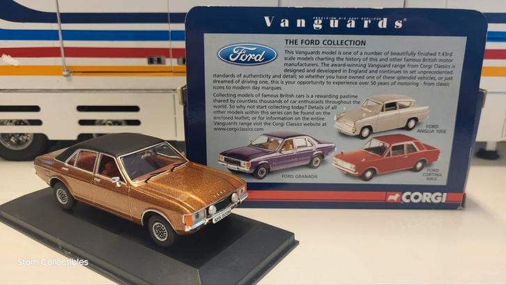 Vanguards Ford Consul Copper Brown, Hobby en Vrije tijd, Modelauto's | 1:43, Zo goed als nieuw, Auto, Overige merken, Ophalen of Verzenden