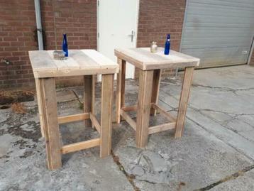 Steigerhouten sta tafel hoge eettafel hangtafel beschikbaar voor biedingen