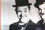 Spiegel Laurel and Hardy (de Dikke en de Dunne). 33x23cm. K6, Verzamelen, Film en Tv, Gebruikt, Ophalen of Verzenden