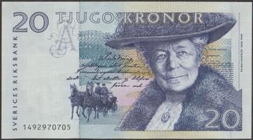 Zweden 20 kronor 1991 UNC p.61a (# 608) beschikbaar voor biedingen
