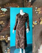 Vintage originele jaren 70 maxi-jurk bruin maat 36, Kleding | Dames, Jurken, Bruin, Verzenden, Vintage, Maat 36 (S)