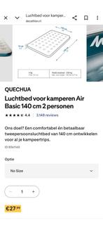 Quecha Air Basic 140 nieuw in doos 140x190x16, Ophalen of Verzenden, Nieuw, 2-persoons