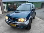 Nissan Terrano 2.7 TD 4WD 3DR 2000 Blauw, Auto's, Stof, Blauw, Origineel Nederlands, Vierwielaandrijving