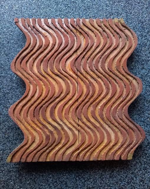 * Vintage grote antieke textielstempel batikstempel (2) *, Antiek en Kunst, Curiosa en Brocante, Ophalen of Verzenden