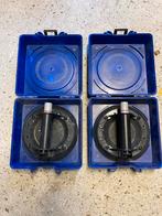 2x glas zuigers met koffer, Ophalen of Verzenden, Gebruikt