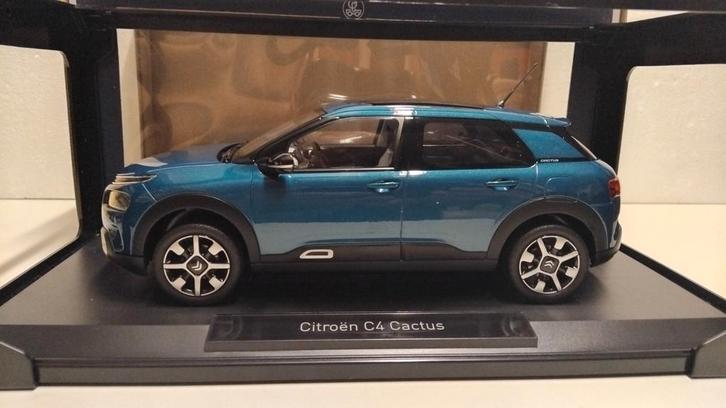 Citroen C4 Cactus 2018 metallic blue NOREV 1:18 KRD, Hobby en Vrije tijd, Modelauto's | 1:18, Zo goed als nieuw, Auto, Norev, Ophalen of Verzenden