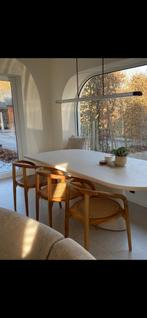 Natuurlijke ronde houten eetkamerstoelen, Ophalen, Nieuw