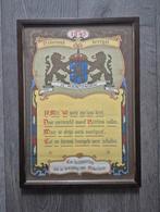 Herdenkingsplaat tweede wereldoorlog, Verzamelen, Militaria | Tweede Wereldoorlog, Ophalen of Verzenden, Nederland