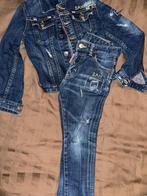 Spijkerset Dsquared maat 6, Jongen of Meisje, Dsquared2, Ophalen of Verzenden, Zo goed als nieuw