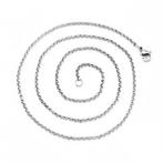 Stalen Mallorcaanse of Rolo Ketting 50cm x 2mm Dames & Heren, Sieraden, Tassen en Uiterlijk, Kettingen, Overige materialen, Birgitta-Gracht 33, 6465 EL Kerkrade, Nederland