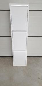 NIEUW Hoge afvalkast wit afvalscheiding 48L - 3 emmers #224, Nieuw, 40 liter of meer, Ophalen of Verzenden, Metaal